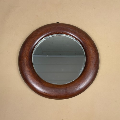 Specchio rotondo legno parete