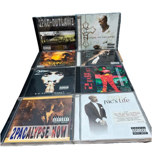 Tupac lot 8xcds - rap, cd