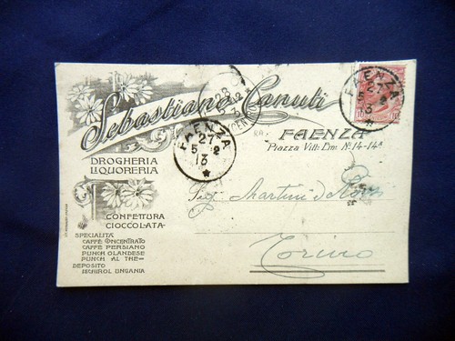 1902 cartolina pubblicità - ,