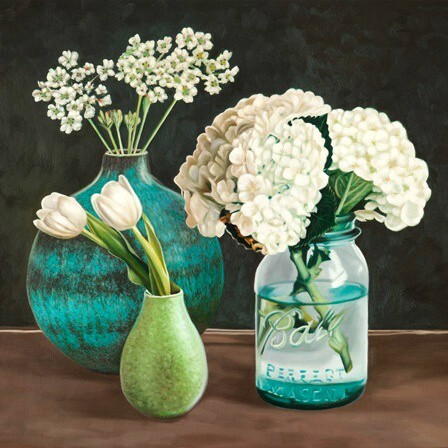 Quadro vaso con fiori 1 - quadro,