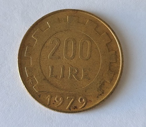 Moneta 200 lire anno - 200, 1979