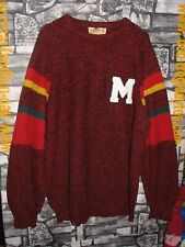 Vintage S. Moritz wool  winter nordik  ski sci  sweater maglione '80s