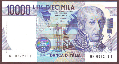 Italy 10000 lire - italy, 3.9.1984