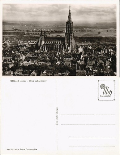 Cartolina ulm danubio - d.,