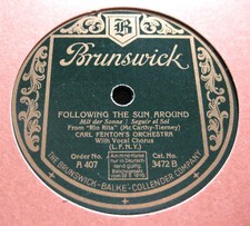 CARL FENTON ORCHESTER Seguendo