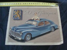 Brochure Peugeot 203 vintage