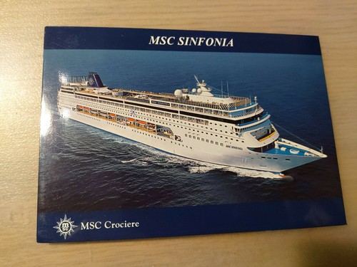 Cartolina nave passeggeri msc - nave,