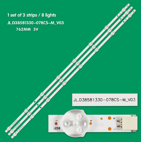 Kit barre led - tv, vestel