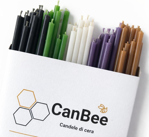 Candele multicolore cera - 50,