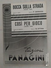 PAOLO GHINASSI "BOCCA SULLA STRADA" - G. OTTINA "COSI' PER GIOCO" - 1959 - PANAG