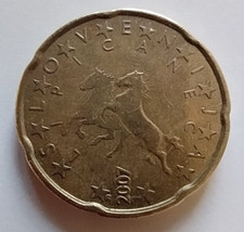 MONETA Slovenia 20 centesimi di euro 2007