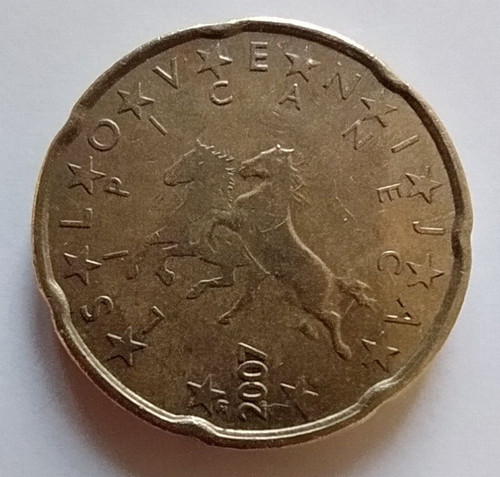 Moneta slovenia centesimi - moneta,