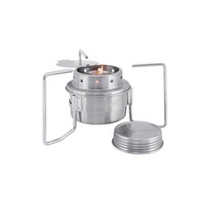 Tatonka Set Fornello Multicombustibile Kit Bruciatore Esterno Acciaio Inox Compatto Supporto Pentola