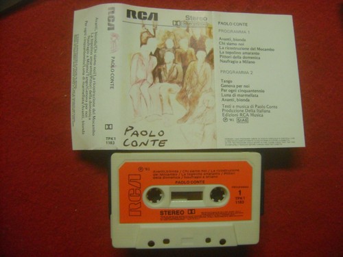 Musicassetta paolo conte - musicassetta,