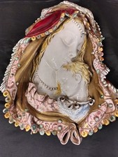 Statua ceramica Madonna con Bambino Eugenio Pattarino Firenze