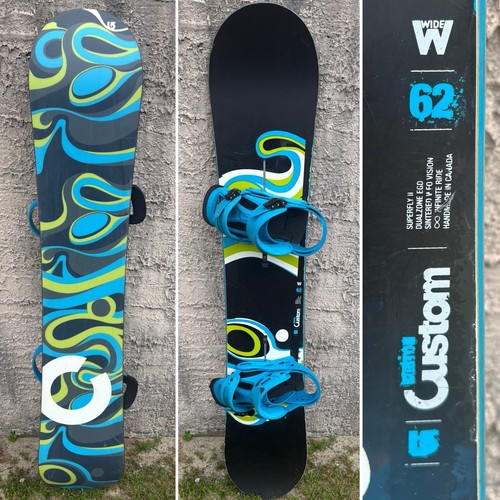 162cmw burton custom - custom, wide
