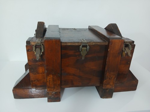 Baule antico legno cassa - antico,