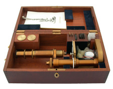 ZEISS microscopio microscopio ottone replica treppiede VII 1880 new nuovo 1983 925/1000