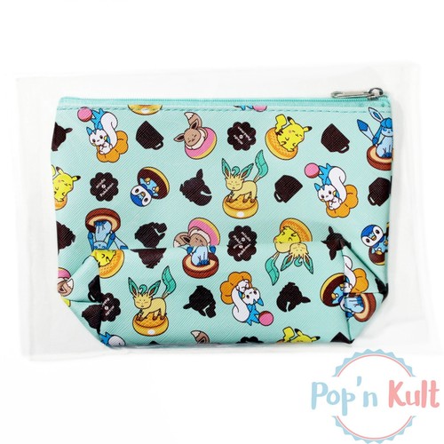 Green pencil case trousse - green,