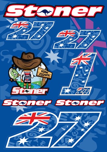 Casey stoner adesivi - stoner,