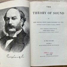 Theory of Sound. Rayleigh &