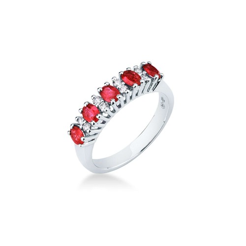 Anello riviera rubini - , e