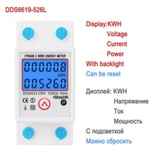 Misuratore Watt Ore con Dati