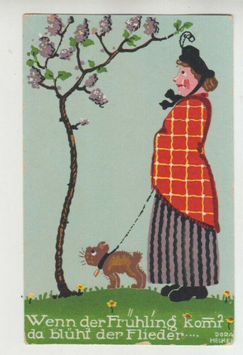 Cartolina artista wenau - cartolina,