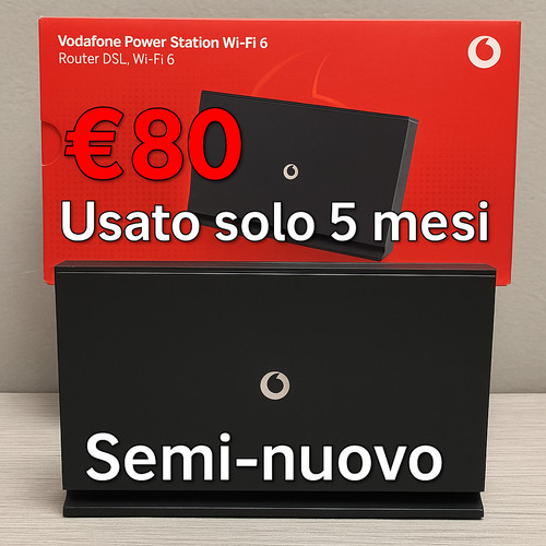 Vodafone power station - power, wi-fi