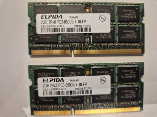 Elpida mircon 2x2gb - ram, ddr3