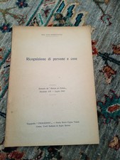 ricognizione di persone e cose diritto AB2