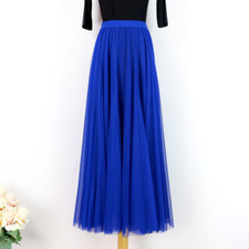 Donna Lungo Tulle Vita Alta a