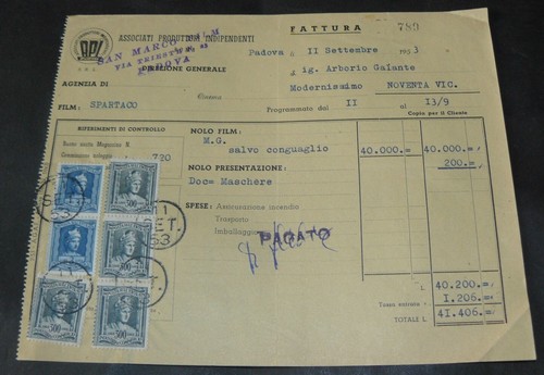 1953 da padova - p, "