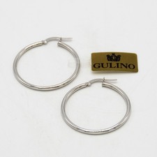 18kt White Gold Tubular 18kt