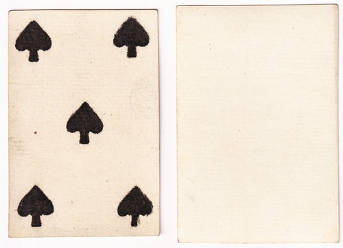 Pik five spades pique - of,