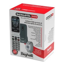 Beghelli Telefono Anziani Salvalavita SLV20 Plus Conchiglia gsm con Tasto SOS