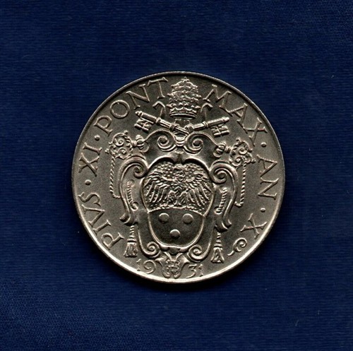 Vaticano 1931 lire quasi - 1,