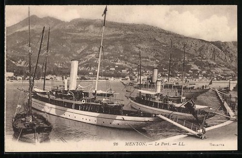 Mentone port cartolina - le,