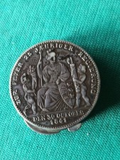 Antico Porta pillole Tedesco In Argento 800