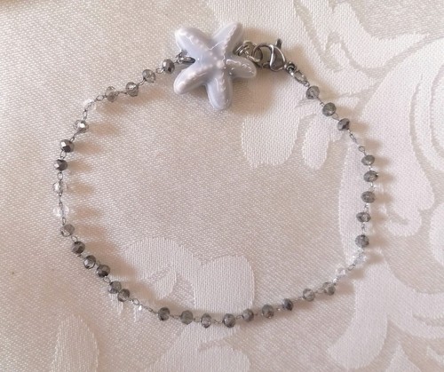 Bracciale acciaio stella - bracciale,