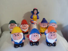 Biancaneve e i 7 sette nani in gomma, vinile, gommolotti--- (ba1)