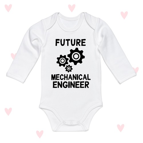 Ingegnere meccanico baby grow - ingegnere,