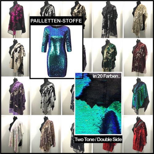 Tessuti paillettes reversibili - paillettes,