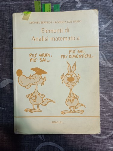 Elementi analisi matematica - elementi,
