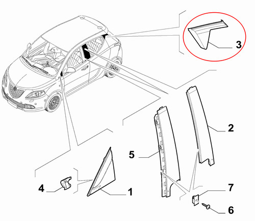 Modanatura esterna laterale - modanatura,
