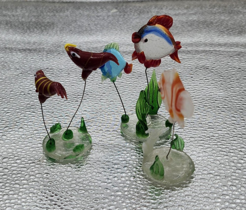 Lotto statuine vintage vetro - lotto,