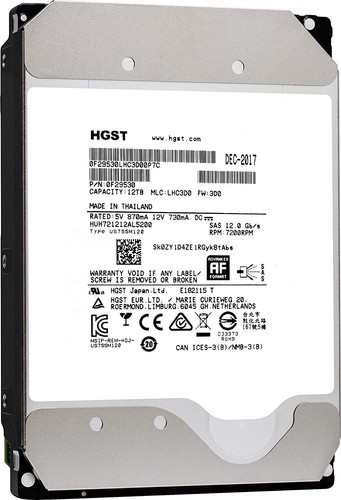Open box 12tb - open, hgst