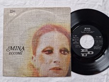 MINA ECCOMI / DOMENICA SERA 45 GIRI PDU 1972 RARO PDU 1081 LIMITI No CD 33