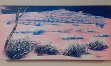 Mario Soave, Nevicata, Olio su