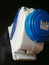 PRESA INTERBLOCCATA GEWISS CON FONDO 16A 2P+T IP55 250V GW6647 NUOVO NO SCATOLA